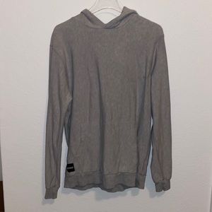 ROWE Gray Hooded Sweatshirt